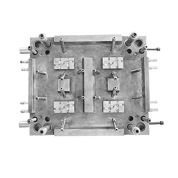 8-cavity three-way valve body top mould